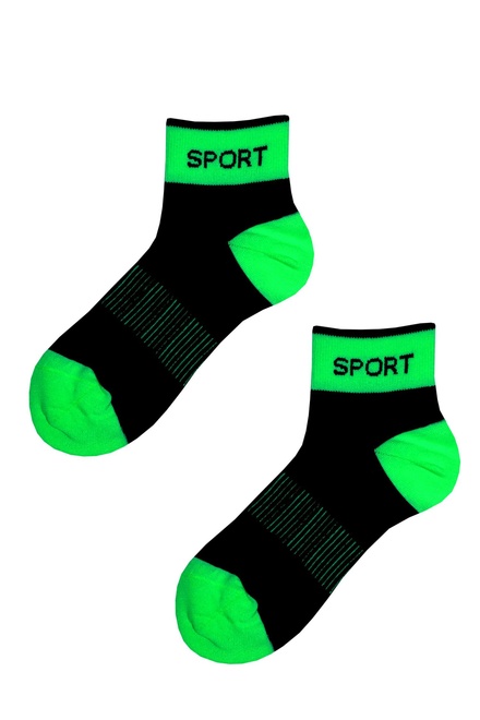 Dámské ponožky sport green SPT2 zelená velikost: 39-42