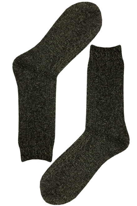 Top kvalitní pánské vlněné ponožky LY307 šedá velikost: 43-47