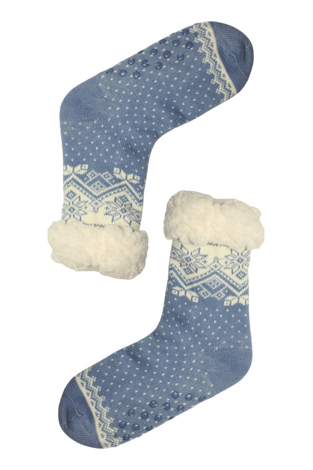 Lamb hřejivé ponožky s beránkem - II. jakost světle modrá velikost: 37-39