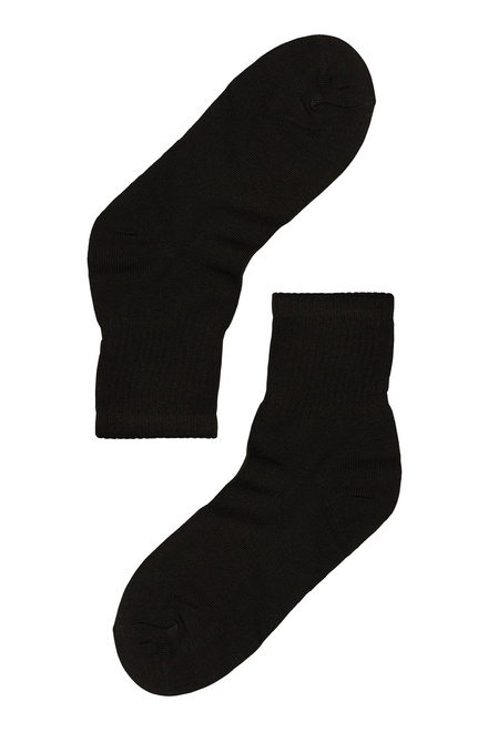 Dámské ponožky bavlněné ZW-401C - 3 páry černá velikost: 38-42
