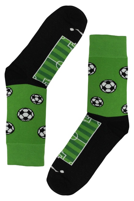 Fotbalista - veselé ponožky Intenso zelená velikost: 44-46