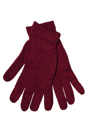 Podzimní rukavice hřejivé pletené bordo R226PM