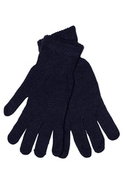 Podzimní pletené rukavice hřejivé tmavomodré R226PM