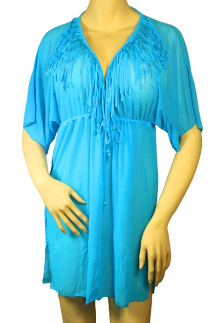 Gabana Blue šaty na plavky SA002 modrá velikost: L
