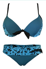 Blue Cat dvojdílné plavky s kosticí S291