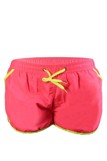Abby dámské plážové šortky zářivě růžová velikost: M