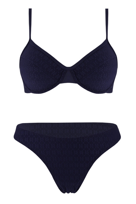Sarina Color dámské plavky nevyztužené tmavě modrá velikost: XL