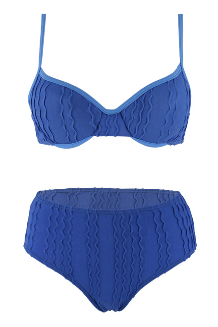Leana dvoudílné plavky s výztuží modrá velikost: L