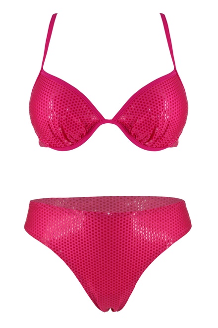 Norisa dámské plavky s výztuží fialová velikost: XXL