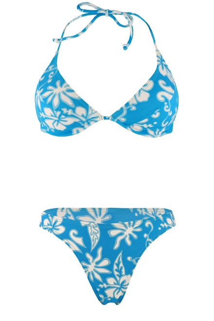 Malora dvoudílné plavky bez výztuže 011 světle modrá velikost: XXL