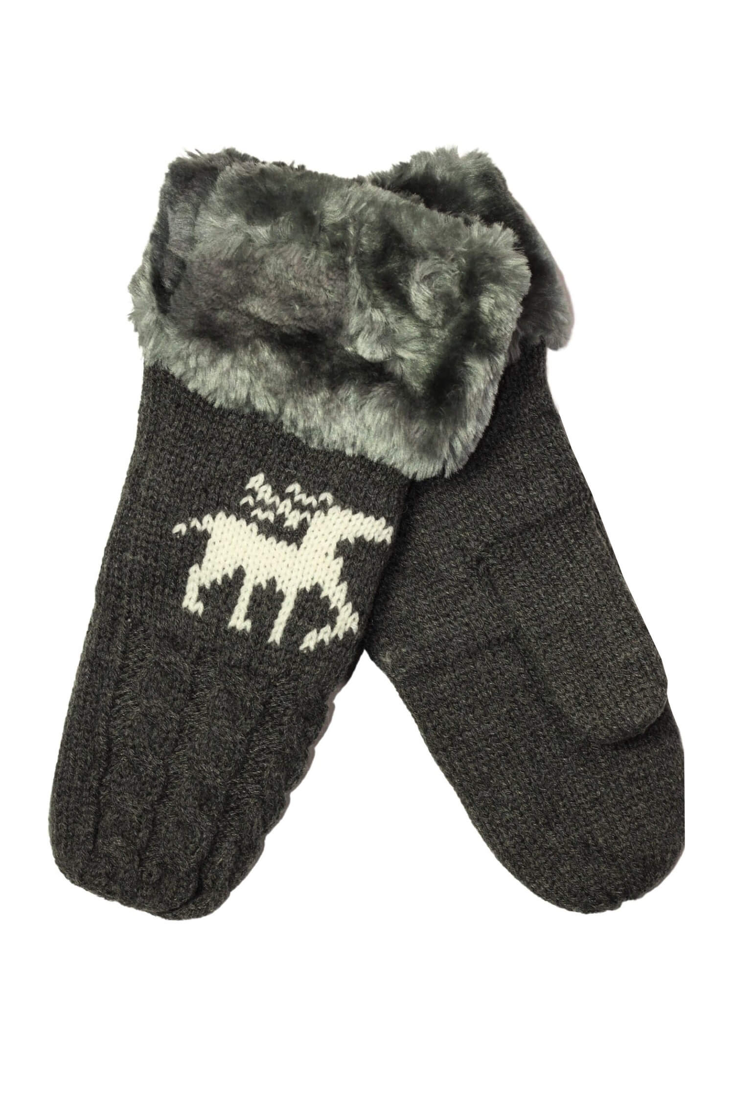 Lund Gray pletené palčáky s flízem