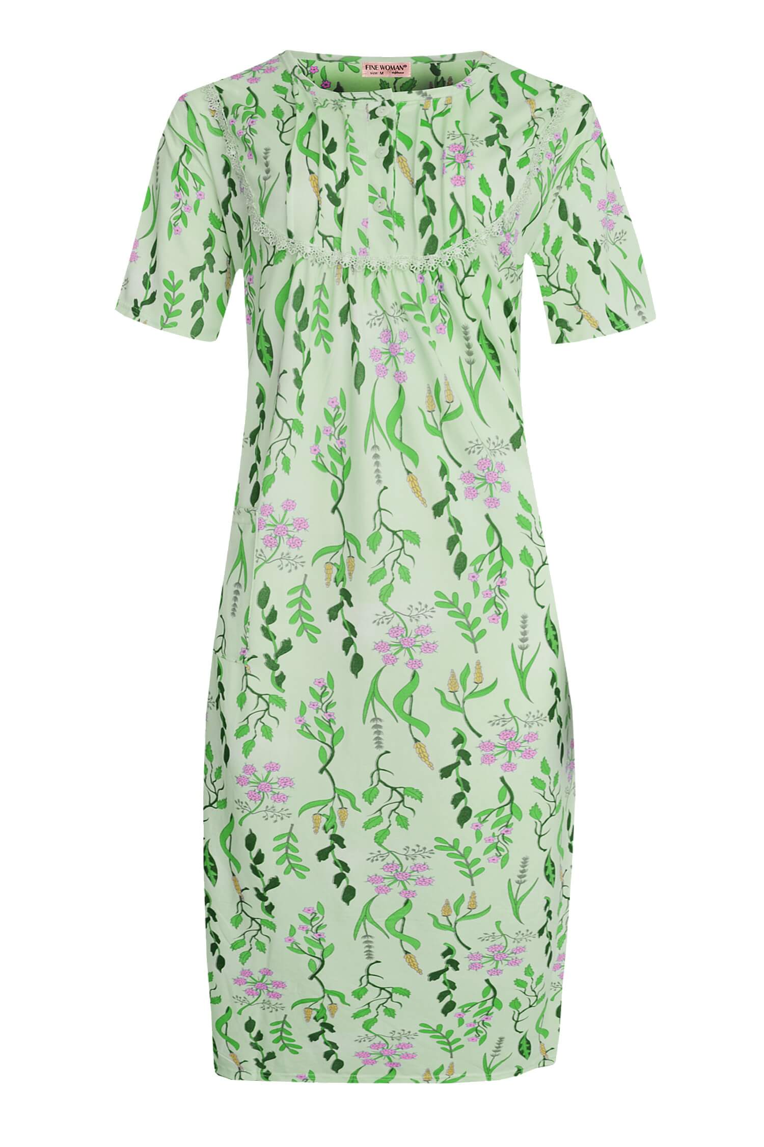 Roelie květovaná dámská noční košile 6957