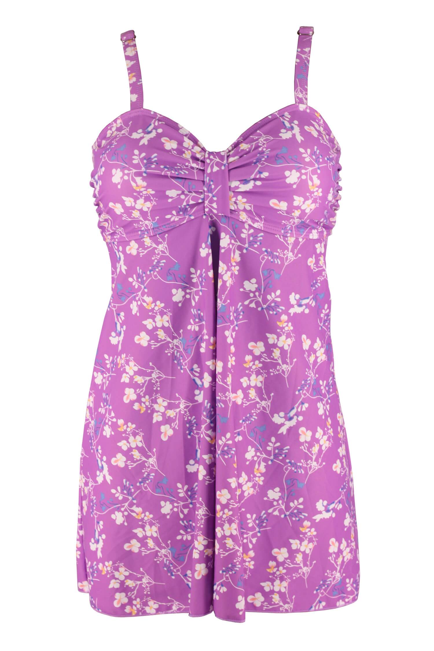 Violeta plavkové šaty tankini Z23-15