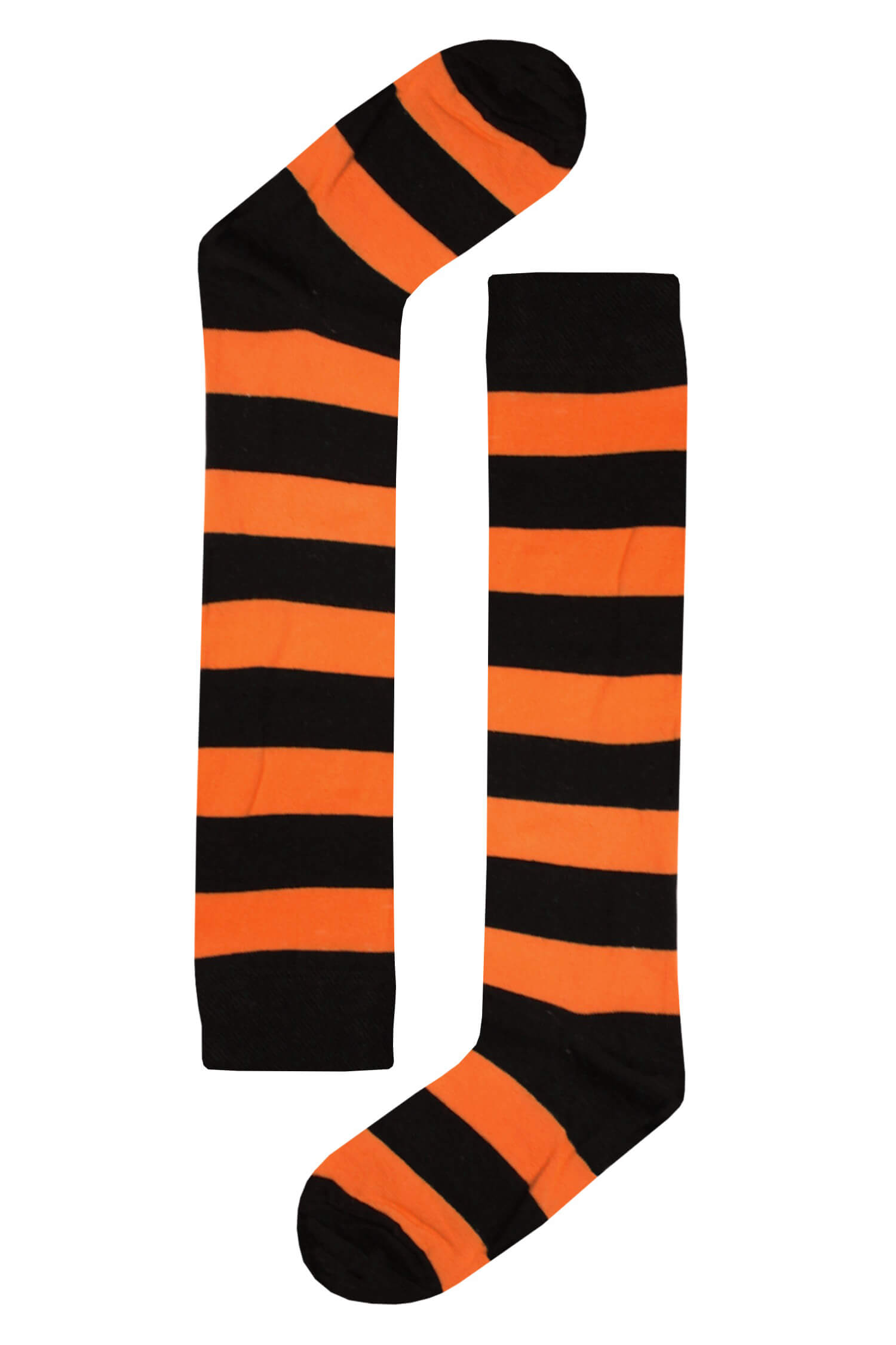 Trendy pruhované podkolenky Color