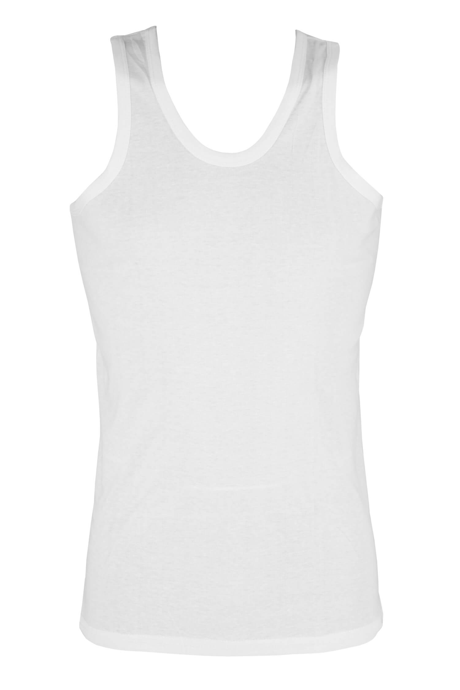 Sander white pánské tílko bavlna BX1001