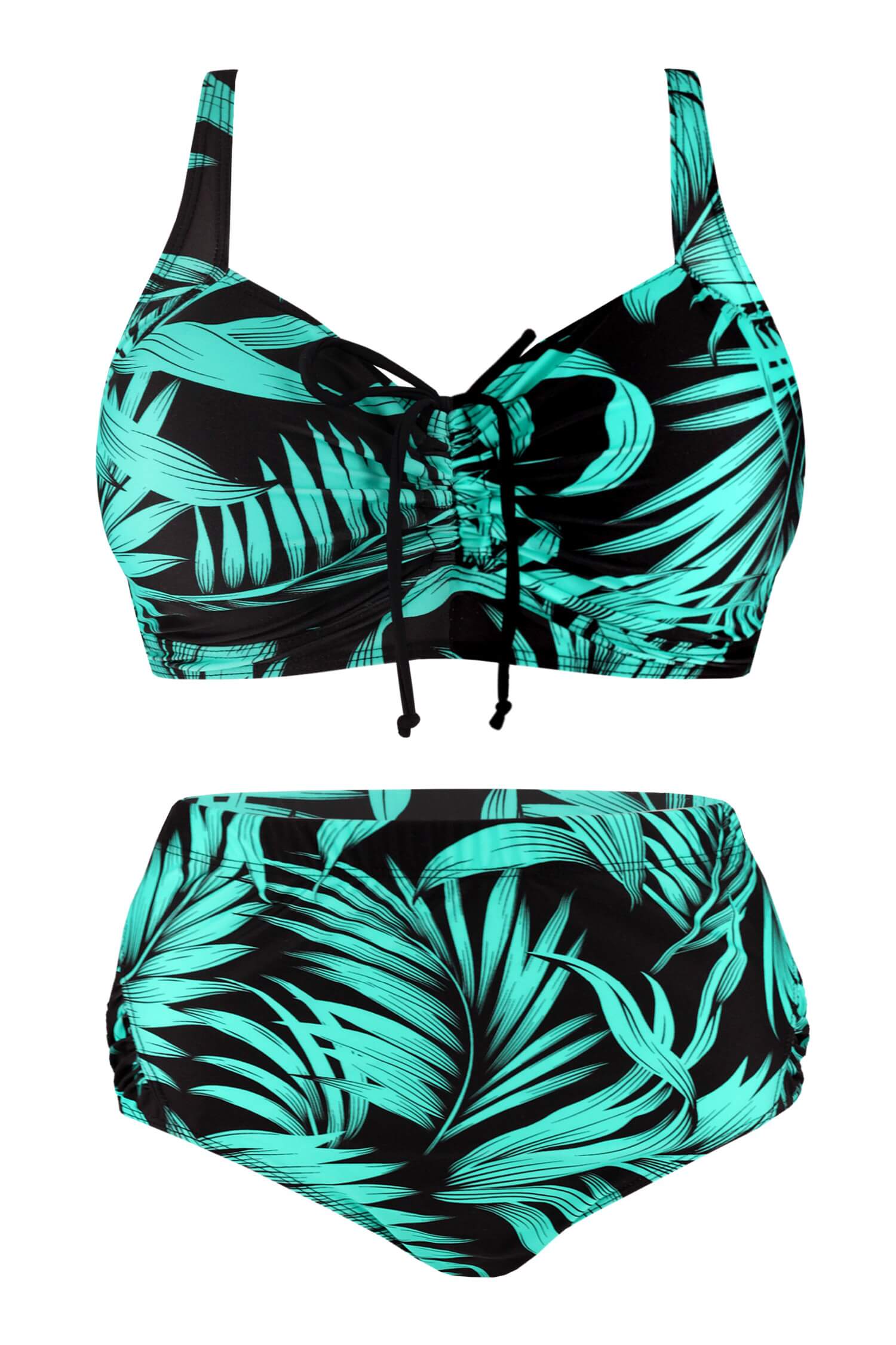 Salma dvoudílné plavky pro plnoštíhlé S803