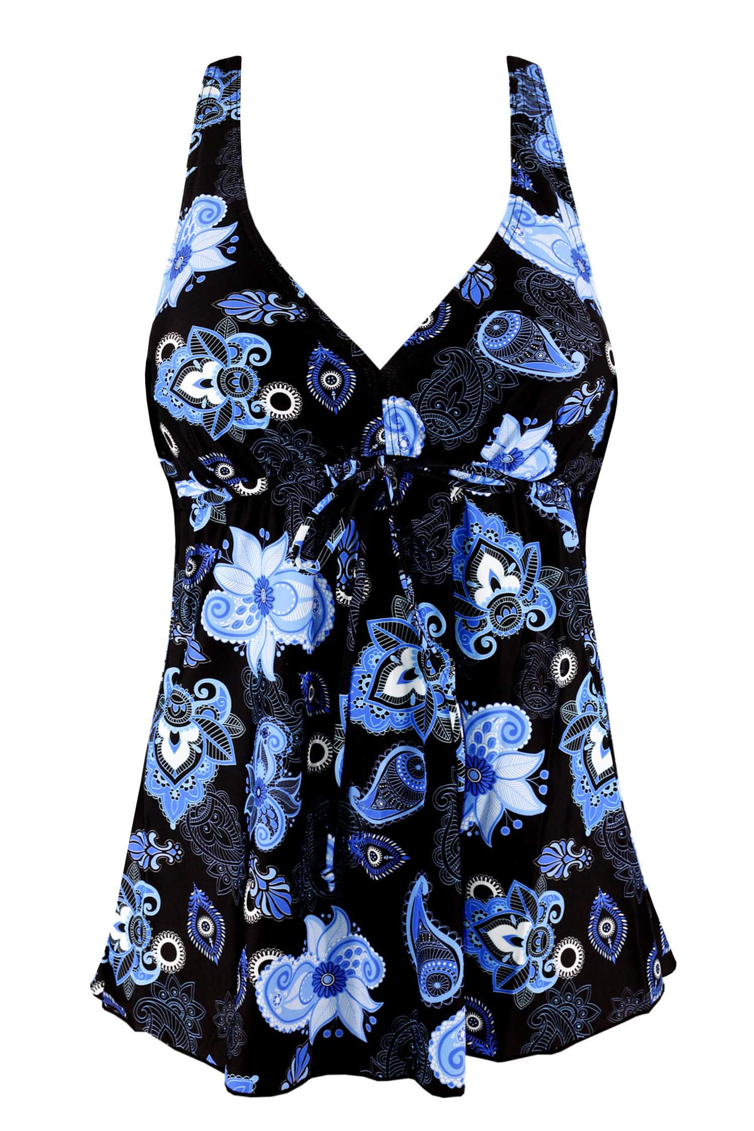 Pavla blue tankini plavkové tílko D026