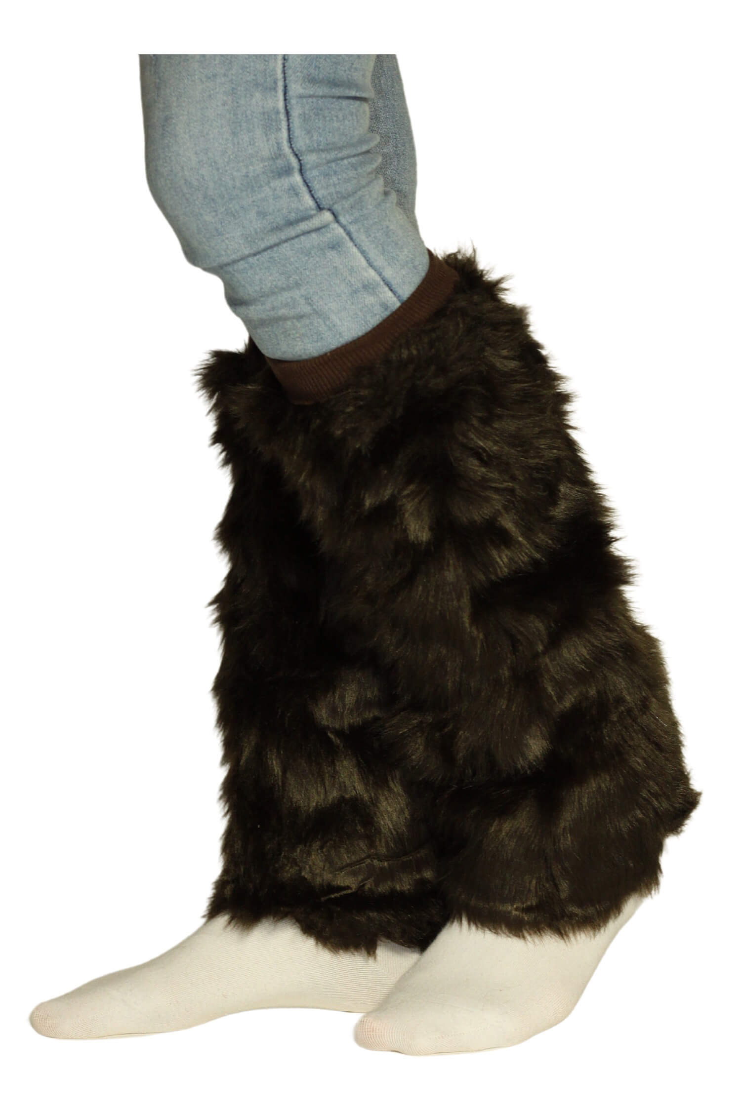 Doty kožešinové návleky na nohy WS-006