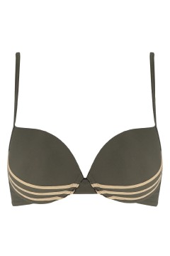 Alhara khaki dámské dvojdílné plavky S1023