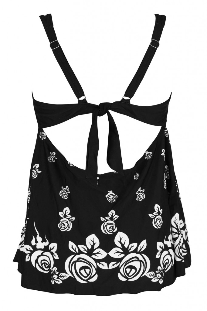 Samoa Black tankini tílko S938