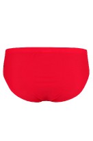 Červené pánské slipové plavky adamky