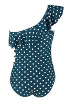 Lapiza pin-up styl jednodílné plavky s puntíky AB164