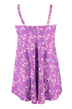 Violeta plavkové šaty tankini Z23-15