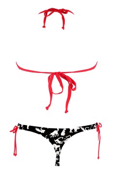 Kitty veselé bikiny plavky s tangy T1057