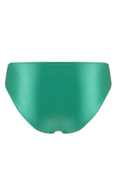 Satin Green spodní díl plavek S1039