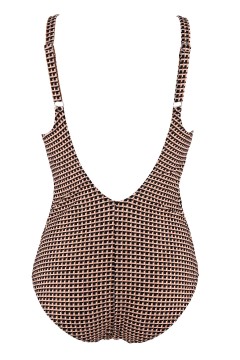 Evča jednodílné plavky vzorované HH8311