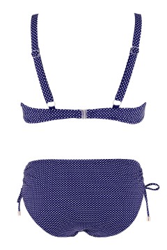 Edina Blue dvoudílné plavky puntík H10011