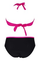 Růžové dámské plavky dvoudílné