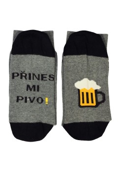 Pánské pivní vysoké ponožky CrazySocks
