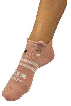 Dámské ponožky veselé s oušky CW382 - 3páry