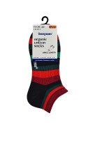 Pánské kotníčkové ponožky pruhy 5611