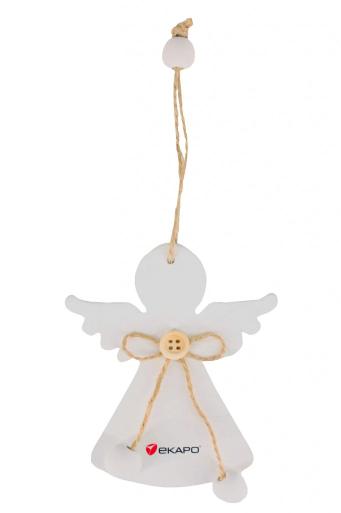 Vánoční ozdobička - andílek s mašličkou ekapo
