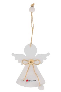 Vánoční ozdobička - andílek s mašličkou ekapo