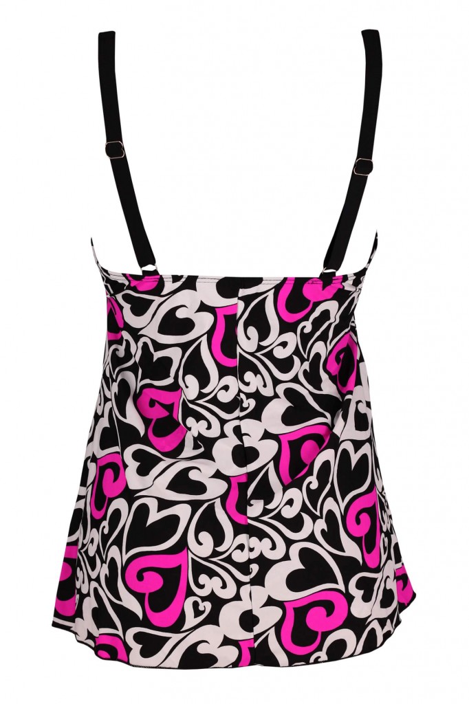 Olivie srdcové tankini plavky tílko S136-20