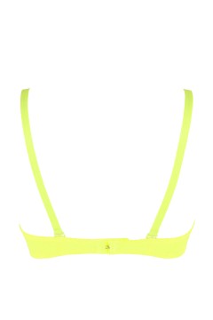 Fosfora neonová push up podprsenka 918