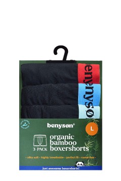 Beny přírodní bambusové boxerky 7012 - 3 bal.