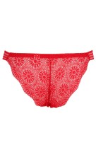 Erika červené kalhotky s pásky WNWC 82711- 3 bal