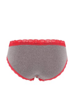 Malva klasické bikini kalhotky s krajkou 3596 - 3 bal