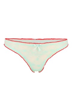 Petit průhledná nízká krajková tanga 2bal