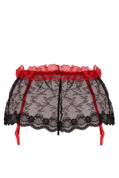 Pearls erotická tanga s podvazky 9942