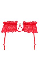 Floriana sexy podvazkový pás kovová ozdoba 9943