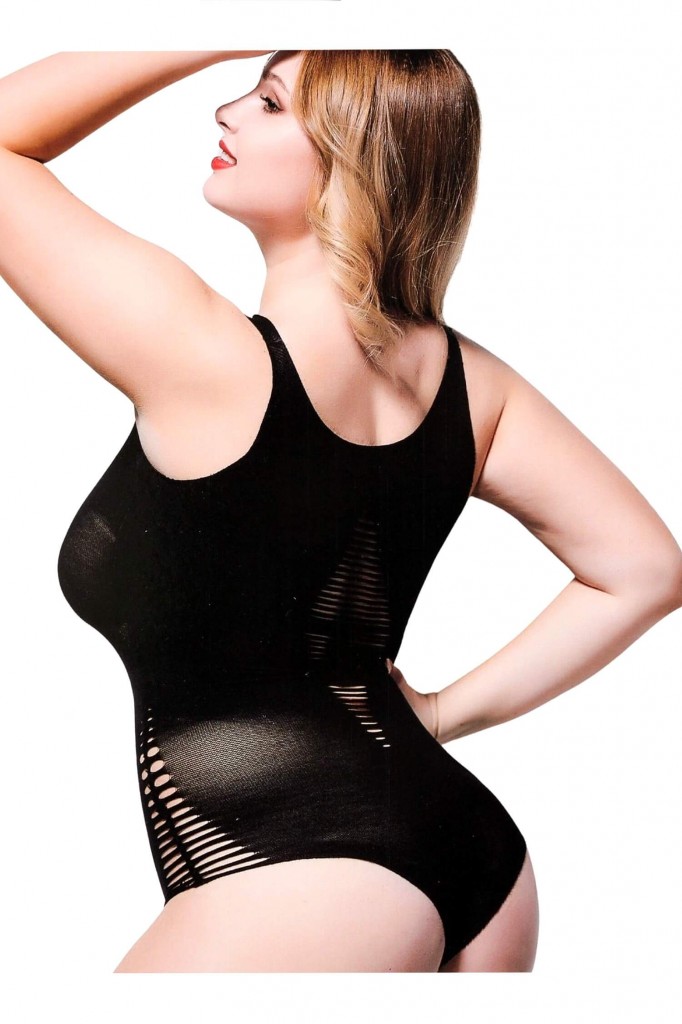 Erotické body s průstřihy Queen size JT3402Q