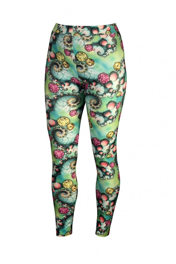 Crazy Green Happy leggins DD9216-5