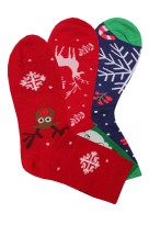 Trio pack III Vánoční ponožky 19852MC