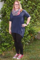 Kaya tunelová šálka s květy HY-31