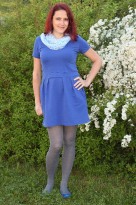 Bariga žlutá kruhová šála